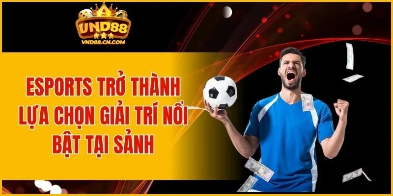 Esports trở thành lựa chọn giải trí nổi bật tại sảnh