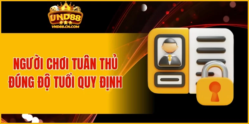 Người chơi tuân thủ đúng độ tuổi quy định